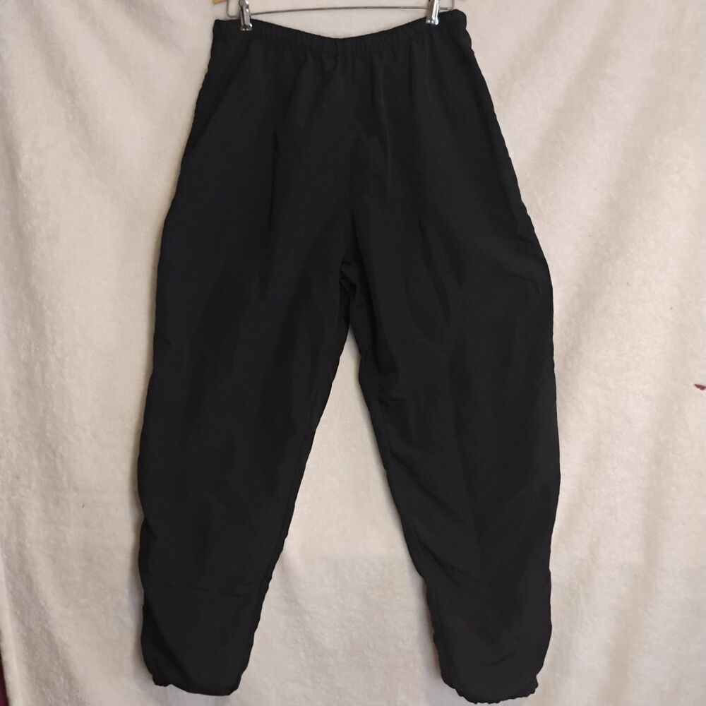 US Military IPFU Physical Fitness Training Wind Breaker Pants XL Black Nylon 90s